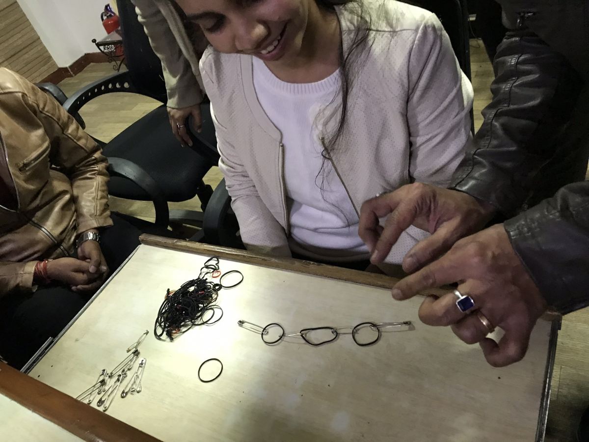 Pin and Rubber Challenge in Progress!