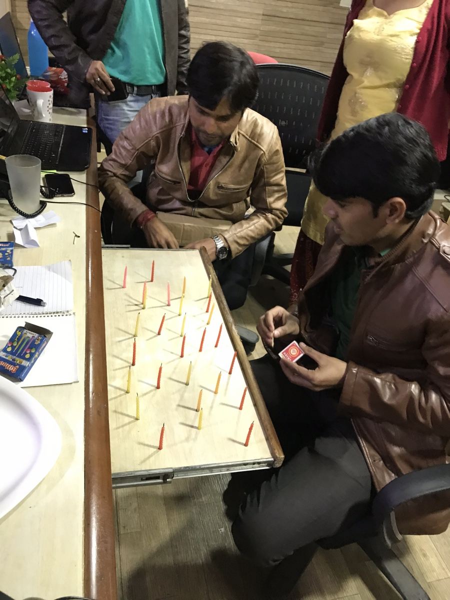 Anand on the Candles lighting Challenge!